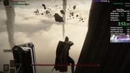 Distortion2 was able to utilize a glitch called the zip glitch, by using a combination of blocking, holding the walk button and pressing the W key to enable teleportation (Image via Distortion2/YouTube)